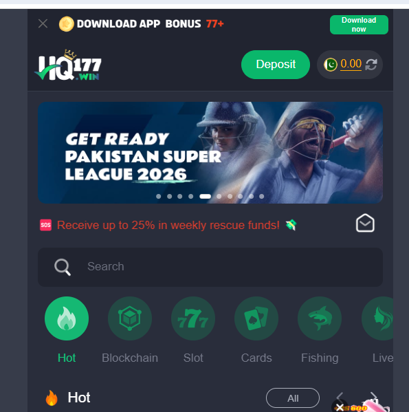 Download HQ177 Win Game Download Pakistani Earning Platform Official App 2026 Version 2.1 APK